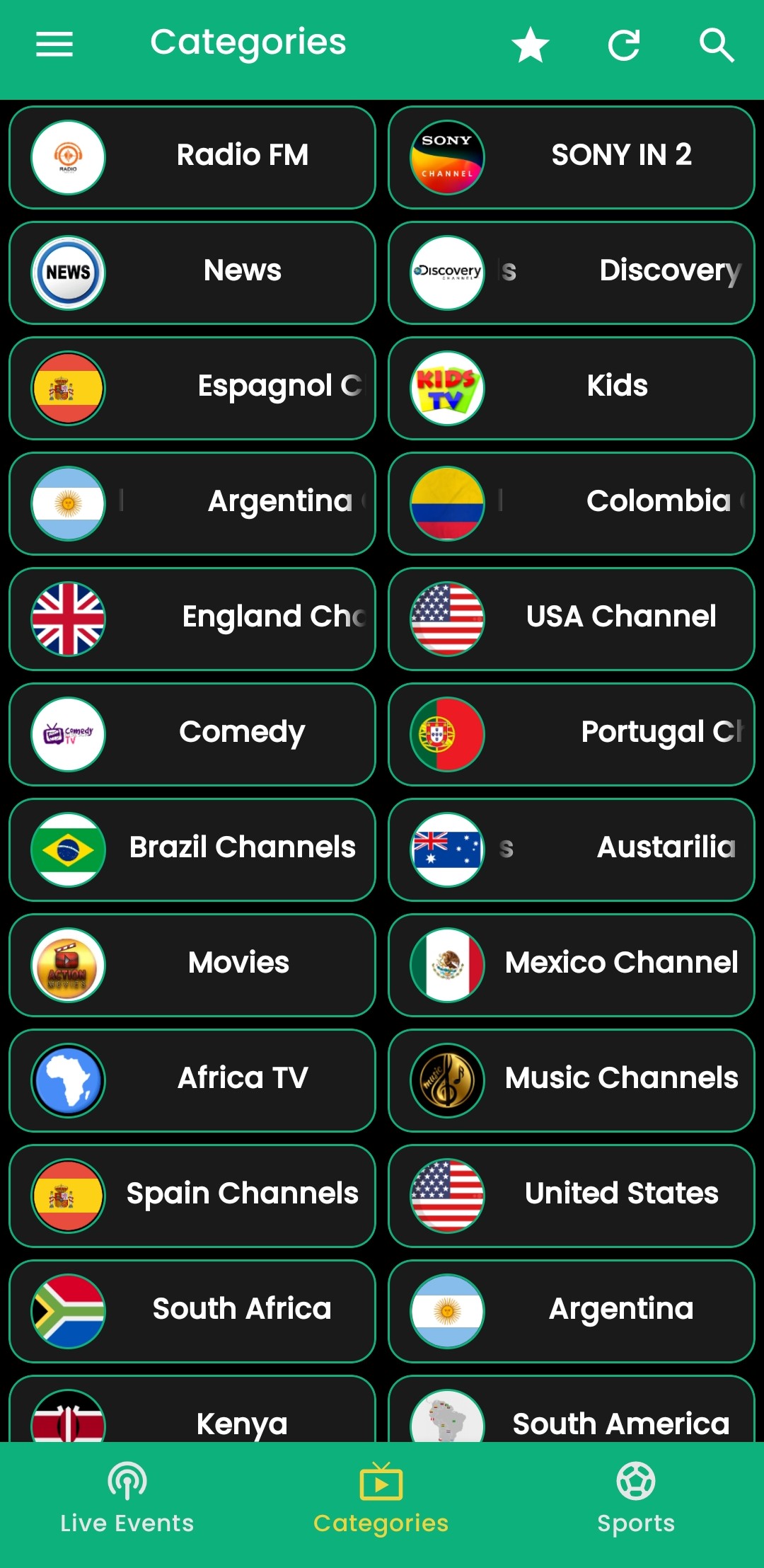 Go Sports app screenshot 2