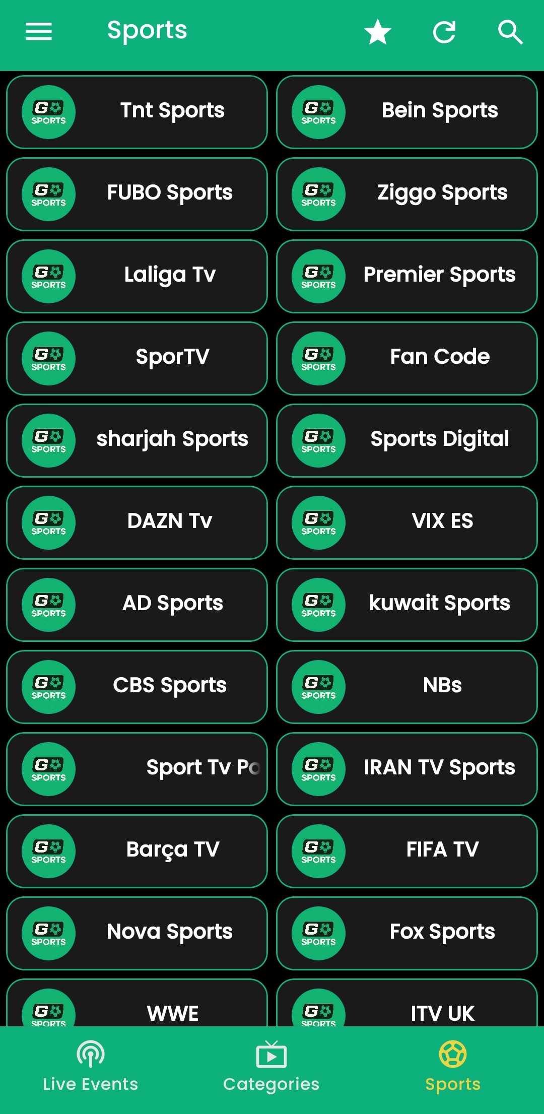 Go Sports app screenshot 3